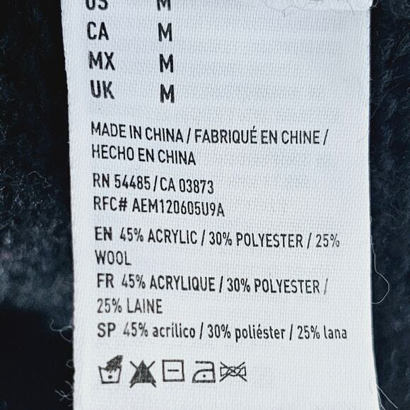 American Eagle Ahh-mazingly Soft Rainbow Yoke Fair Isle Crewneck Sweater Size M - Picture 7 of 9